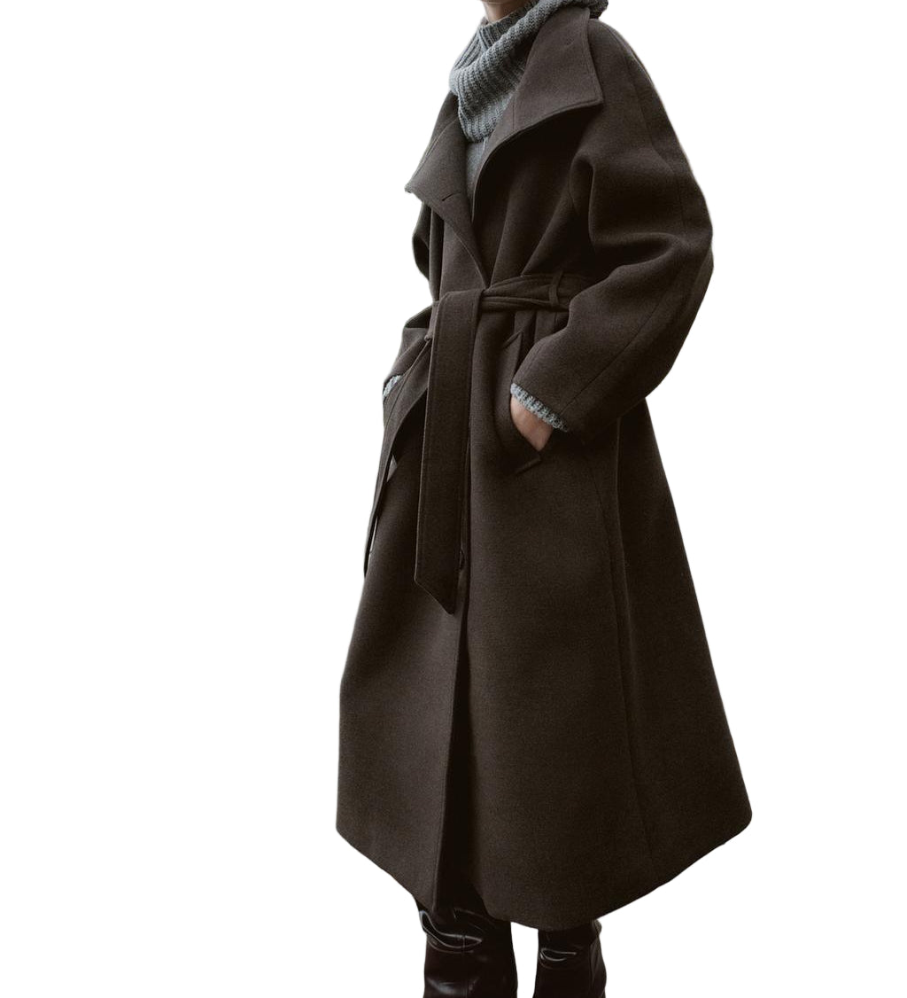 ADRIANA™ - ULD FRAKKE MED BÆLTE