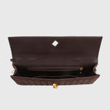 CHERRY™ – LUKSUS FLETTET SUEDE-CLUTCH