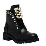 LEANNA™ – FANGO ANKELSTØVLER MED PERLER OG STRASS