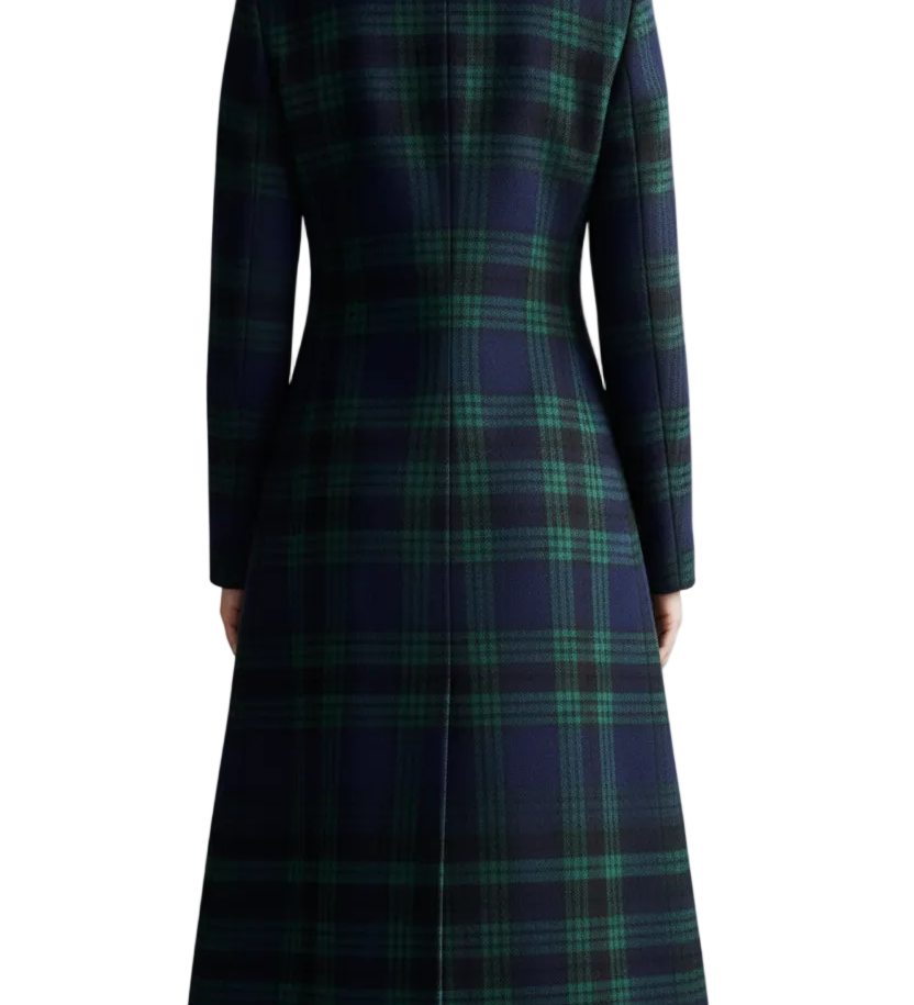 Audrey™ | Timeless Plaid Elegant Coat