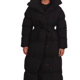 Longline puffer Black