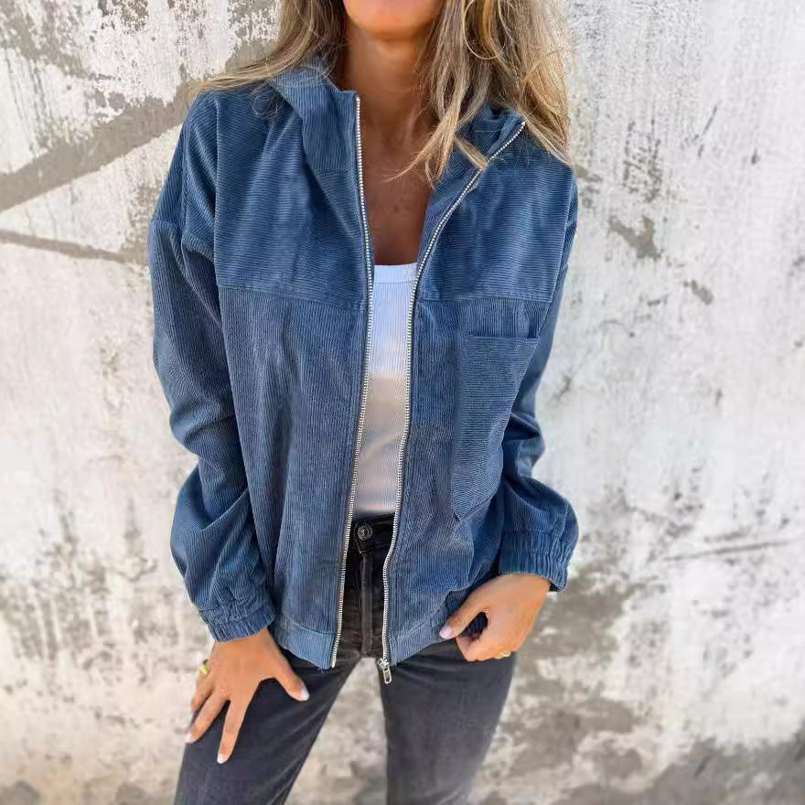 LISA™ – AFSLAPPET FORÅRSJAKKE I LET BOMULDSTWILL