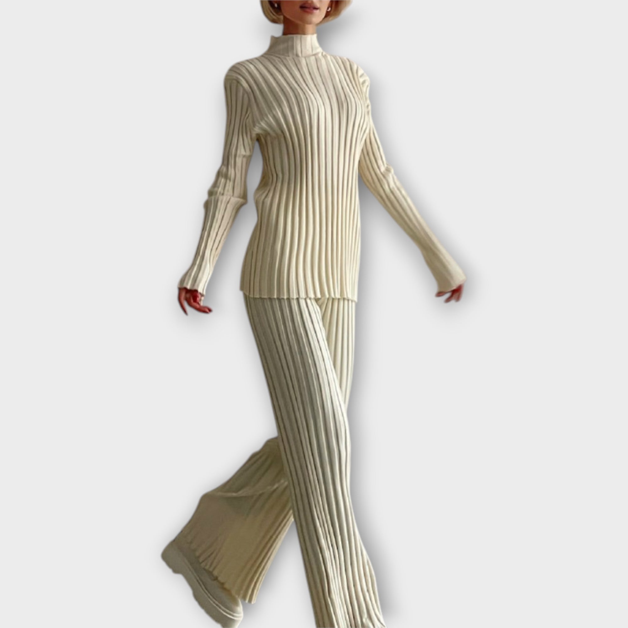 VILDE™ – STRIKKET SÆT MED MODERNE SNIT