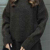 MARIE™ – STRIKSÆT MED BLUSE & NEDERDEL